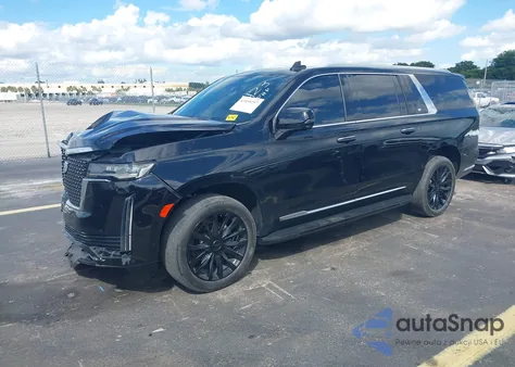 2023 Cadillac Escalade Esv 2Wd Premium Luxury from USA, damaged, VIN 1GYS3KKL7PR155423